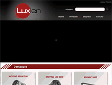 Tablet Screenshot of luxien.com.br